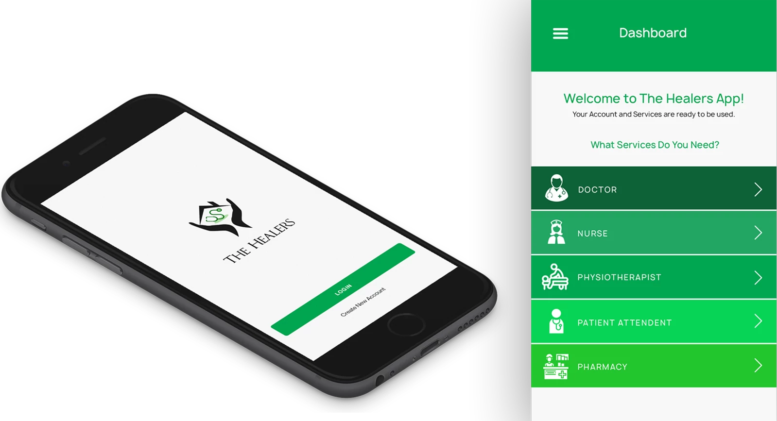 android-portfolio the-healer-mobile-app